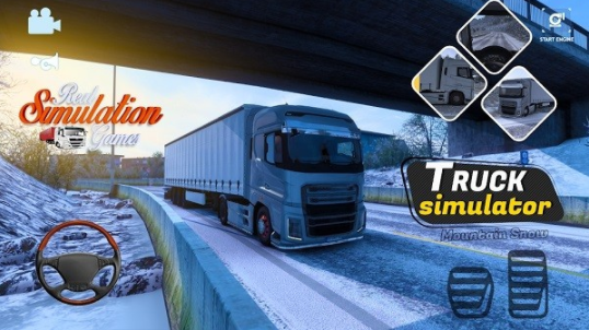 欧洲雪地卡车模拟器(TruckSimulatorSnowMountain)游戏