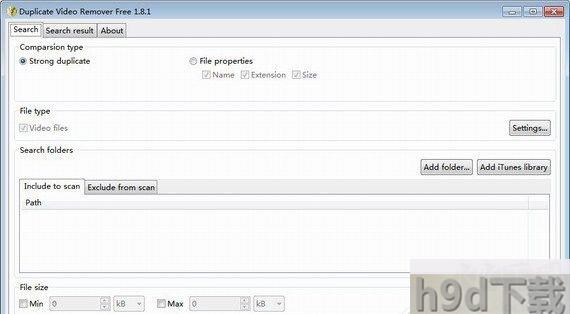 Duplicate Video Remover Fre(重复视频搜索)